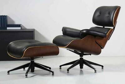SILLÓN Y REPOSAPIÉS GIRATORIO T044- 